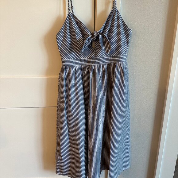 Lulus Joyful Days Pinstripe Dress, size M (Used–Great Condition) - Picture 2 of 7